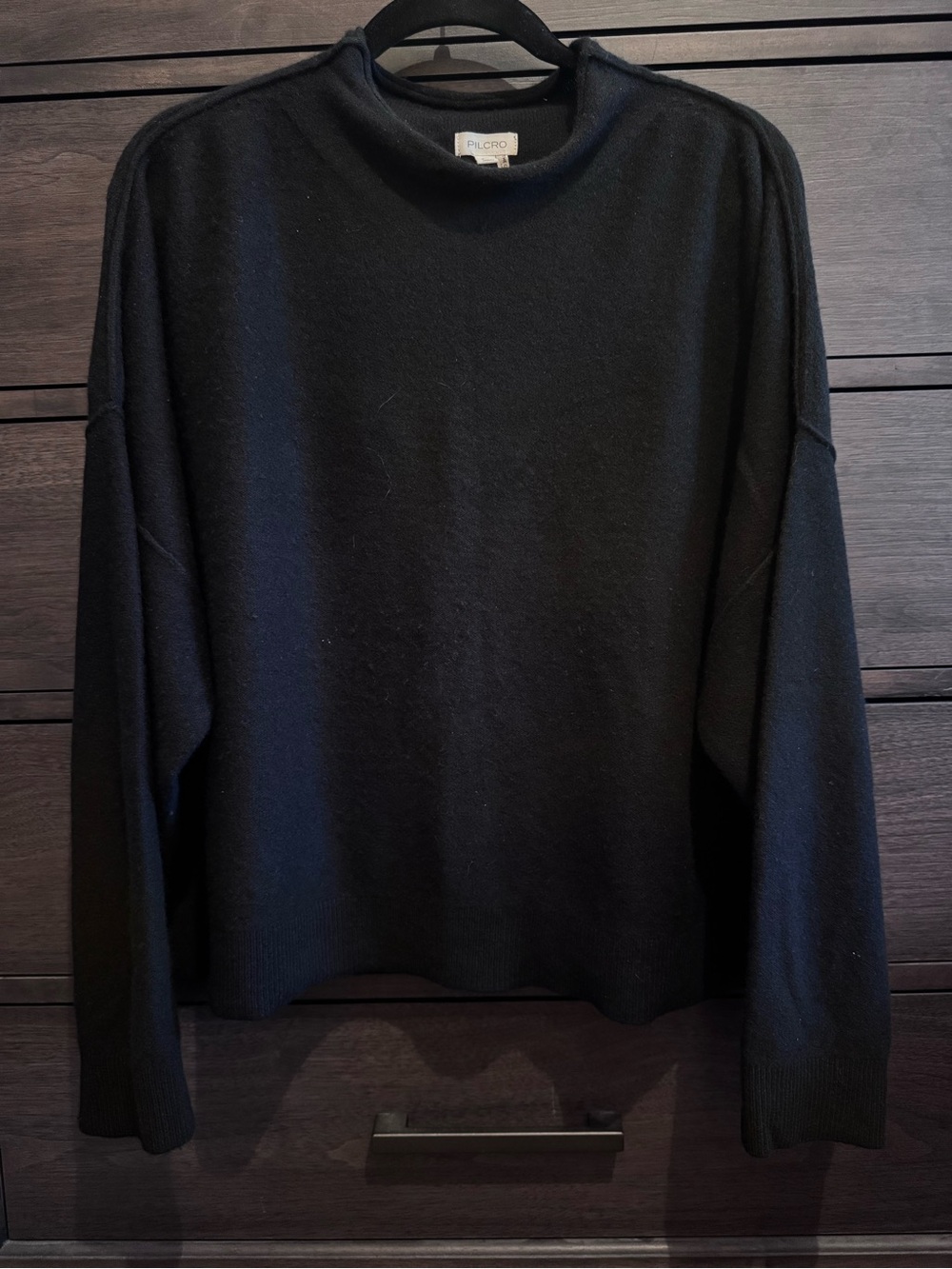 Anthropologie Pilcro Alani 100% Cashmere Mock-Neck Sweater - Picture 3 of 5